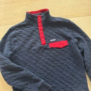Patagonia Men's Organic Cotton Quilt Snap-T® Pullover jacket - XL - NAVY
